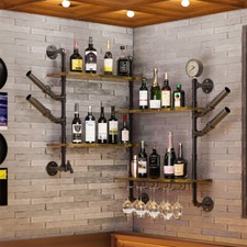 Wine Rack Retro Industrial