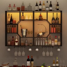 Wall Mounted Wine Rack RGB