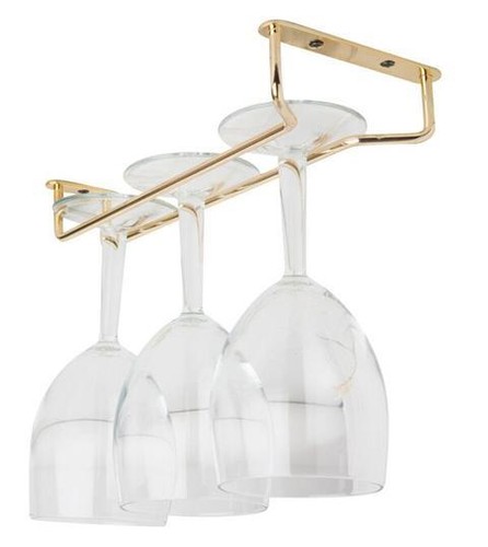 Brass glass hanger wine - brass,