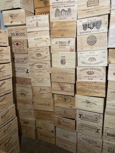 Wooden wine box - wooden,
