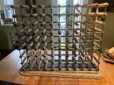 Wine Rack pine and metal