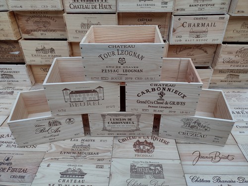 Wine box crate wooden 6 - box, crate.