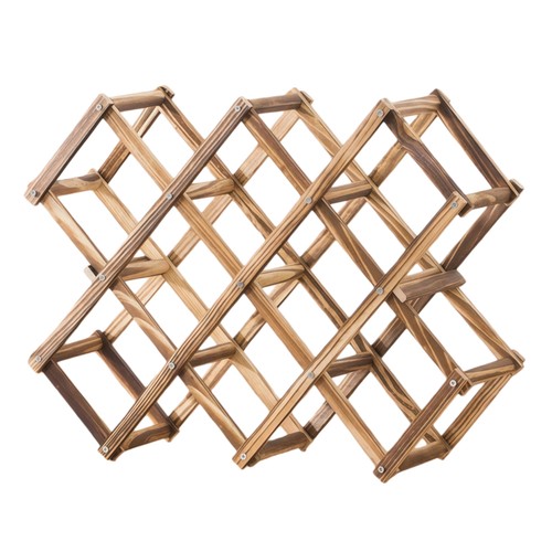 Foldable wooden wine - wine, bottle