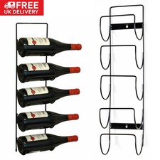 Wine Rack 5 Bottle Holder Wall