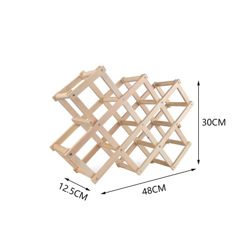 Folding solid wood - wood, rack