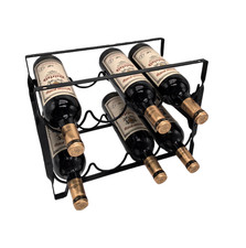 Wine Rack Metal 8 Bottles Free